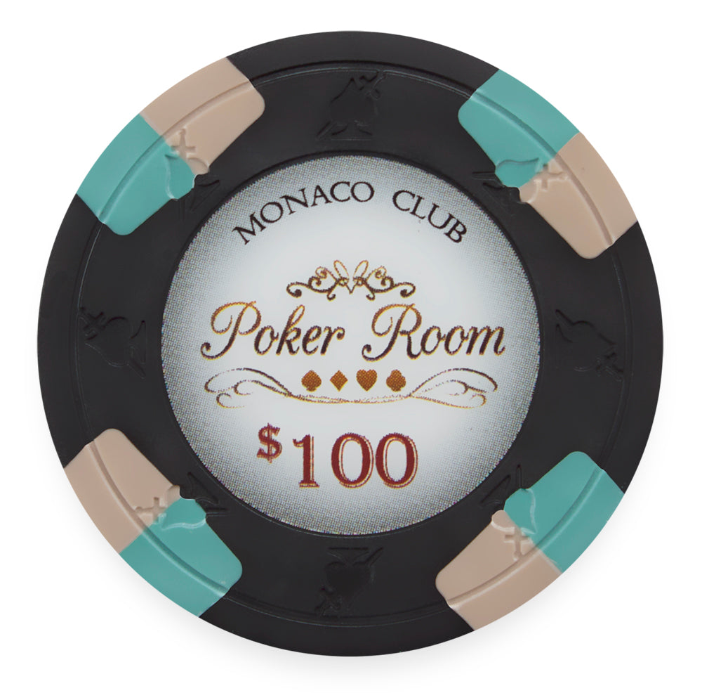 Monaco Club 13.5-gram Poker Chips (25-pack) - Clay Composite