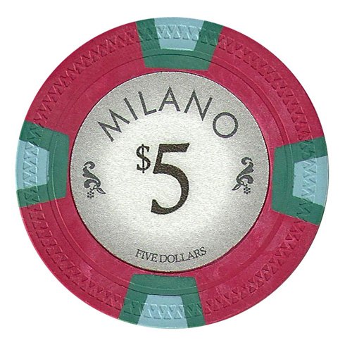 Milano 10-gram Real Clay Poker Chips (25-pack)