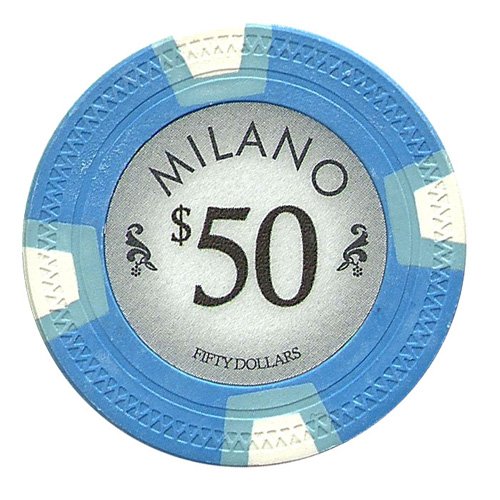 Milano 10-gram Real Clay Poker Chips (25-pack)