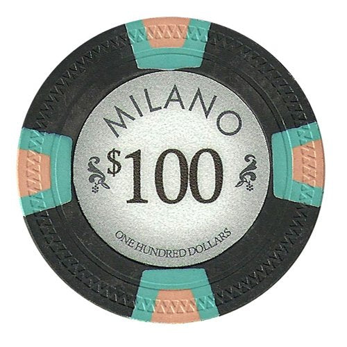 Milano 10-gram Real Clay Poker Chips (25-pack)