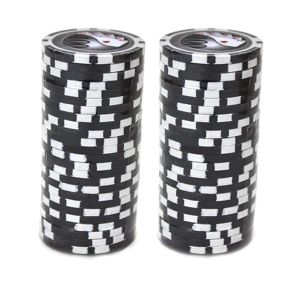 Yin Yang 14-gram Poker Chips (25-pack) - Clay Composite