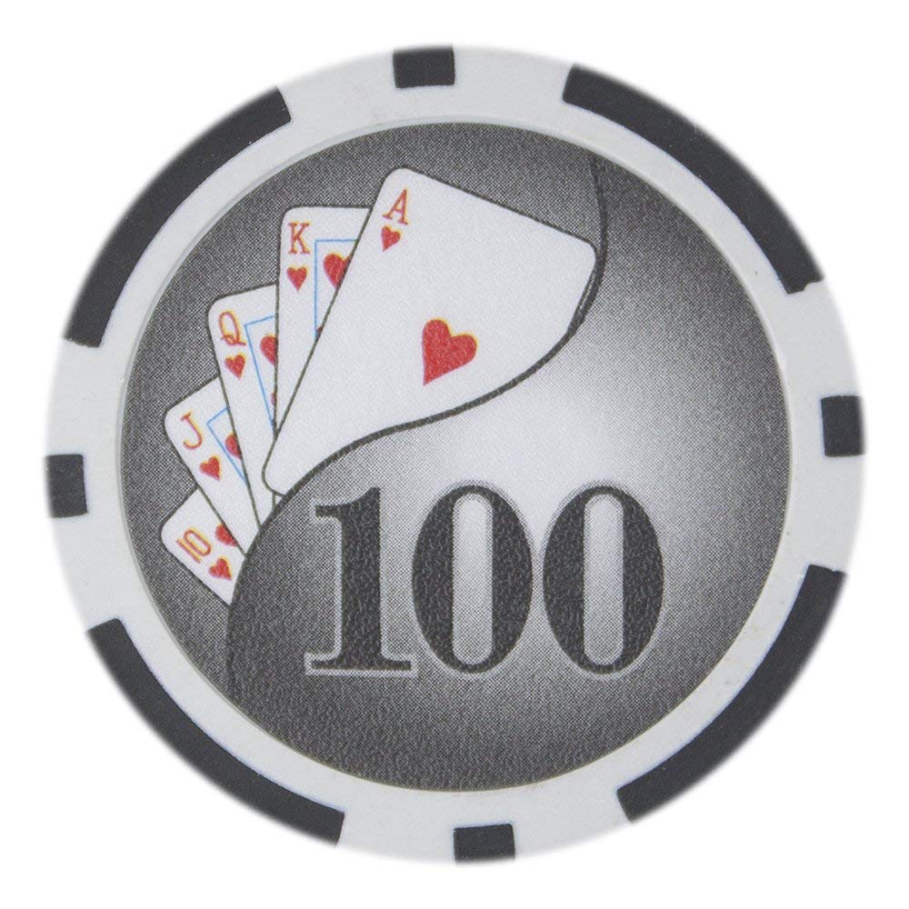 Yin Yang 14-gram Poker Chips (25-pack) - Clay Composite