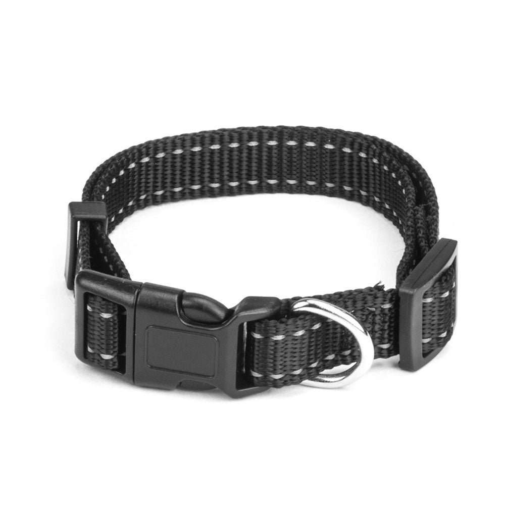 Adjustable Pet Collars - Reflective Threading
