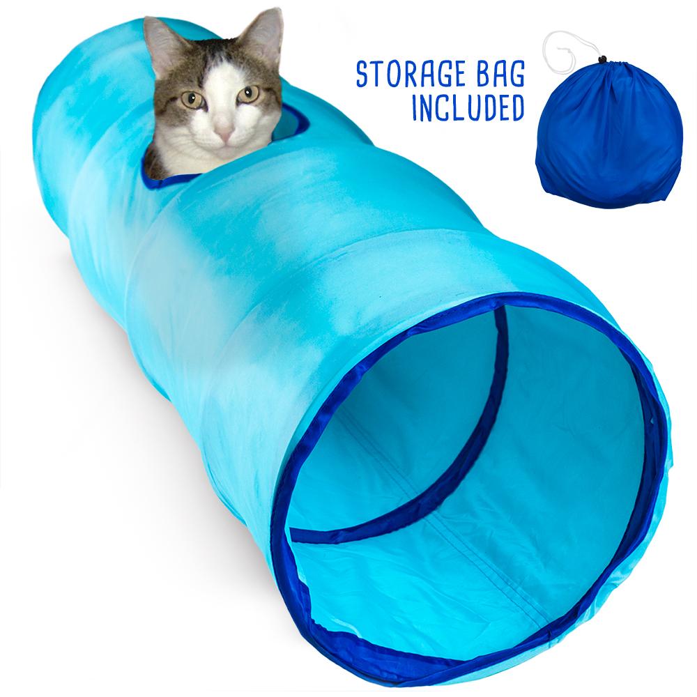 Krinkle Cat Tunnel with Peek Hole