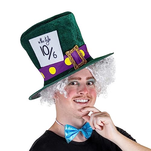 Mad Hatter Halloween Accessory Kit - with Purple Ribbon