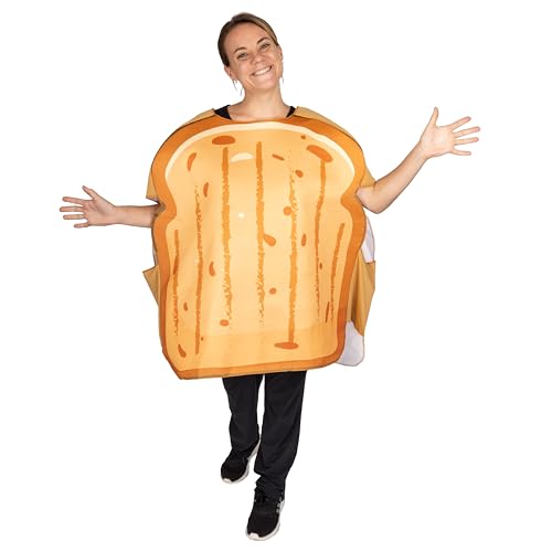 Toasted Bread Halloween Costume - Adult Unisex Costume - One Size