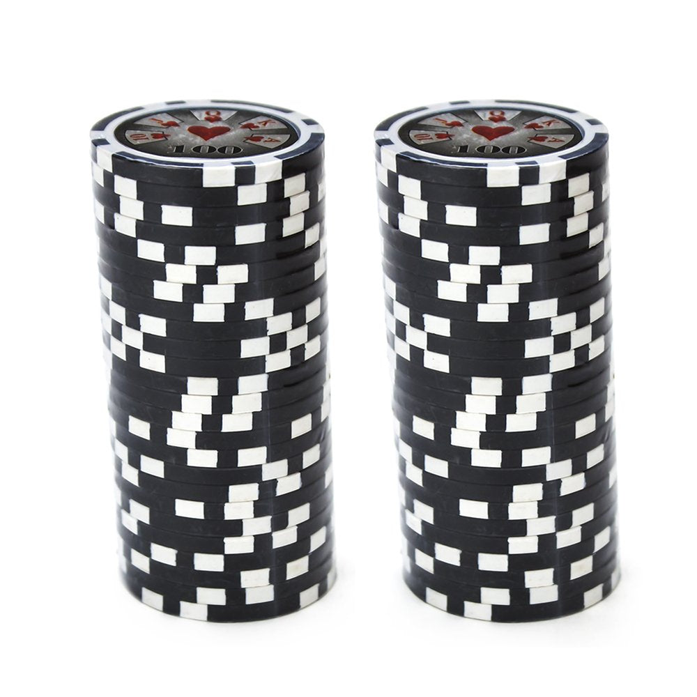 Hi Roller 14-gram Poker Chips (25-pack) - Holo Inlay