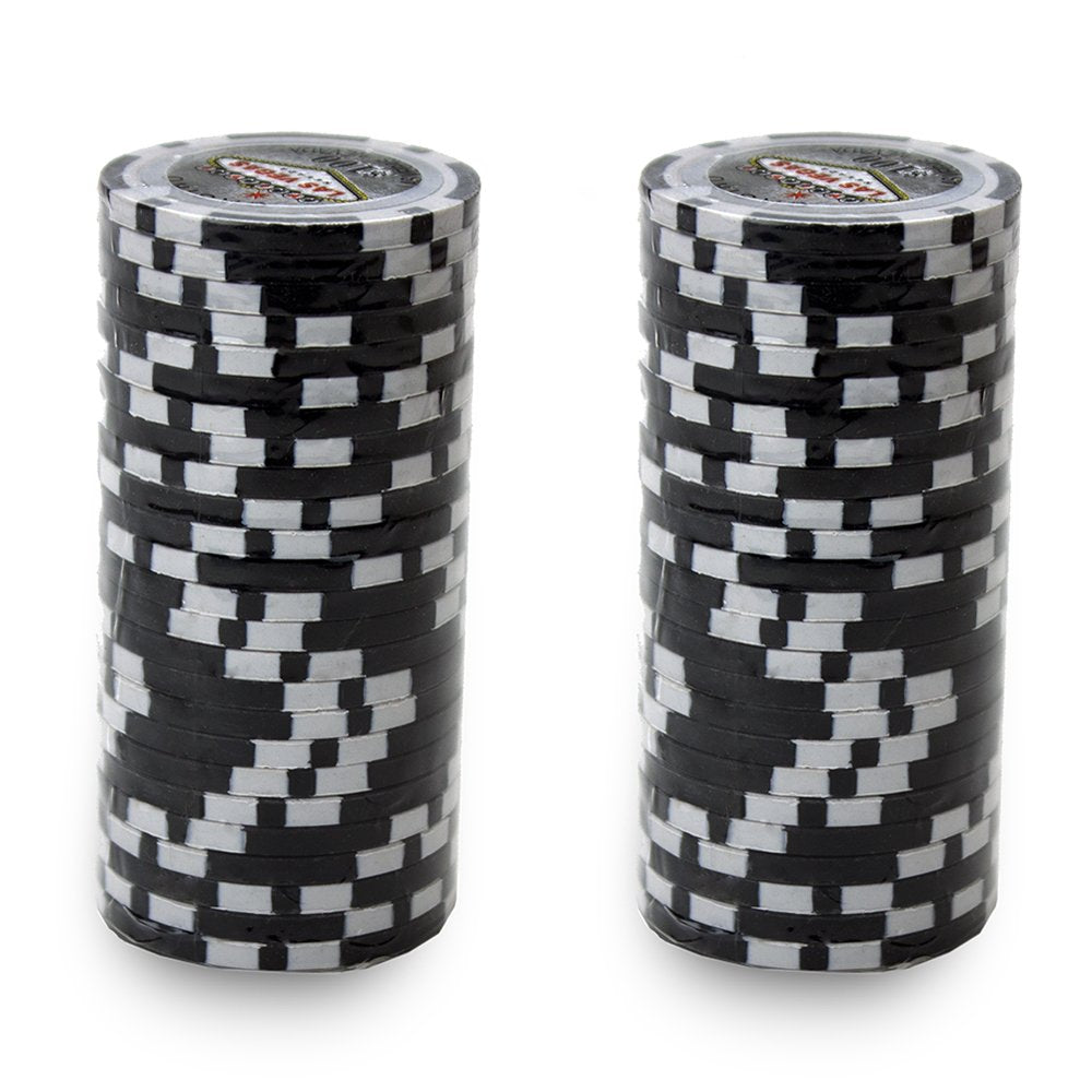 Las Vegas 14-gram Poker Chips (25-pack) - Holo Inlay