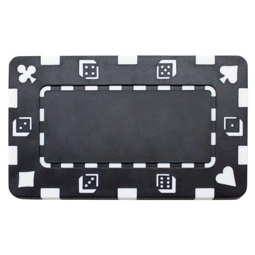 Rectangular Poker Plaque European Style (5 Pack)