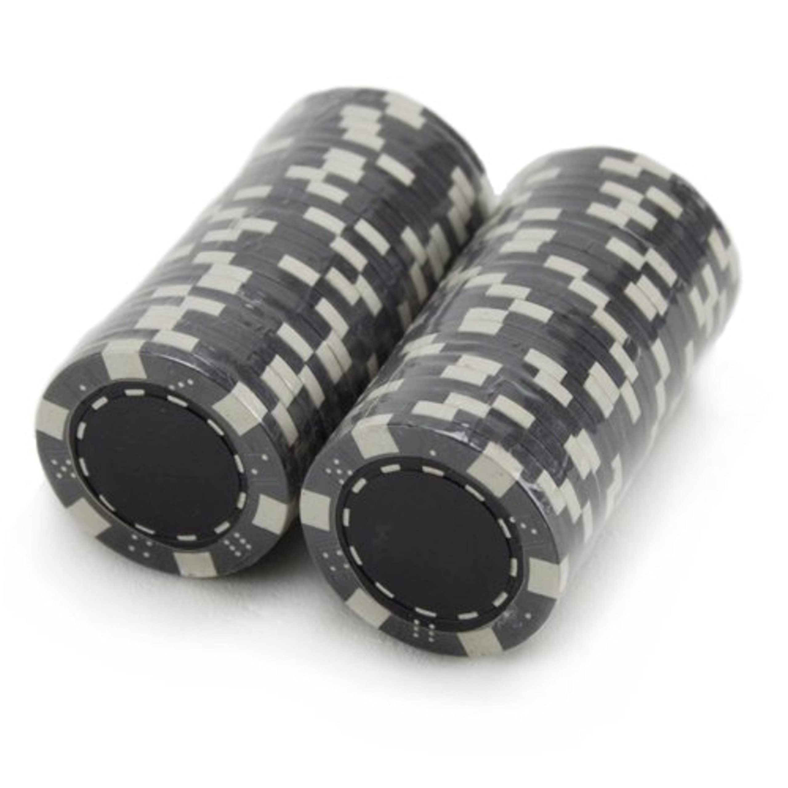 Striped Dice 11.5-gram Poker Chips (25-pack)