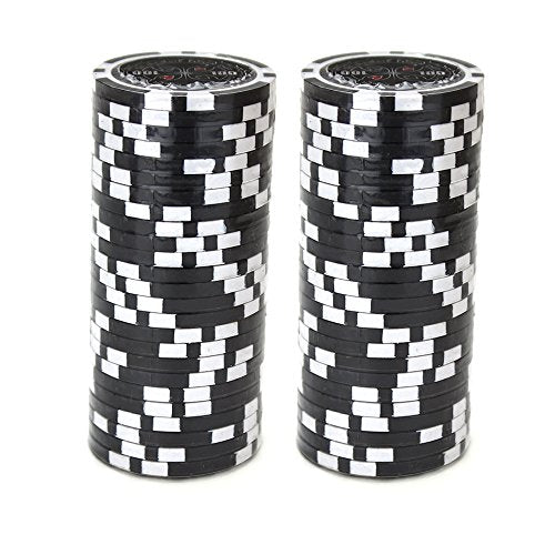 The Ultimate Holo Inlay 14-gram Poker Chips (25-pack) - Clay Composite