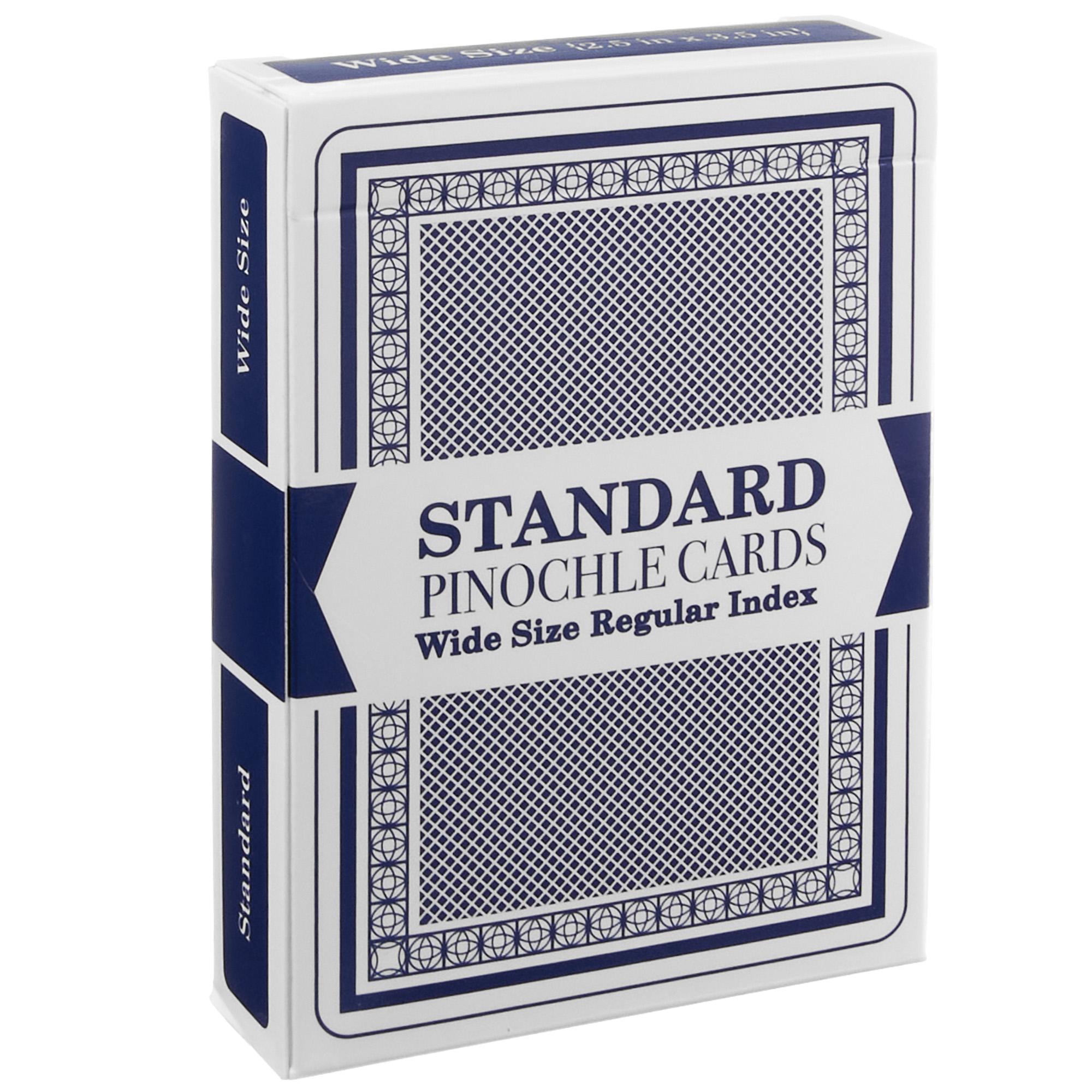 Single Blue Deck Pinochle Playing Cards