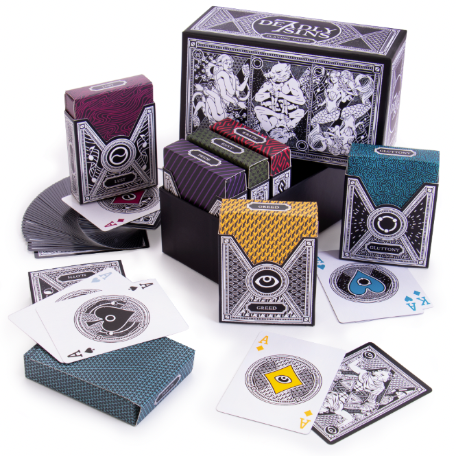 7 Deadly Sins Playing Card Box Set