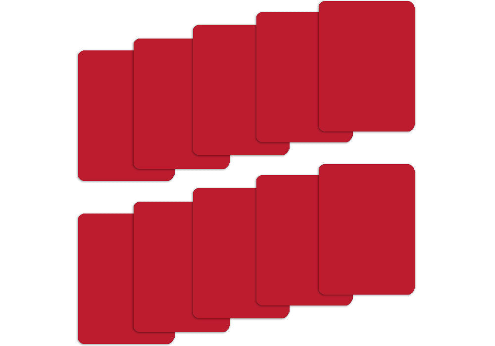 Plastic Cut Cards