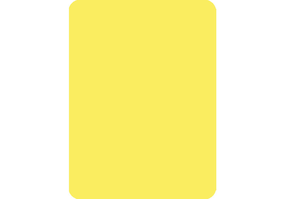Cut Card - Poker - Yellow