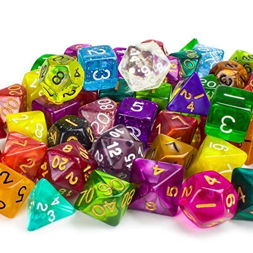 Wiz Dice Series II: Polyhedral Dice - 105 Dice in 15 Sets