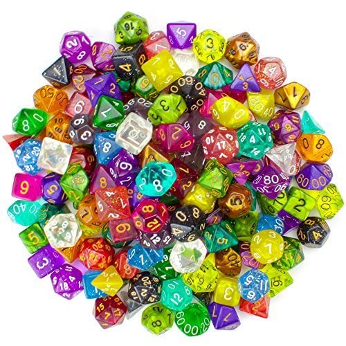 Wiz Dice Series II: Polyhedral Dice - 105 Dice in 15 Sets
