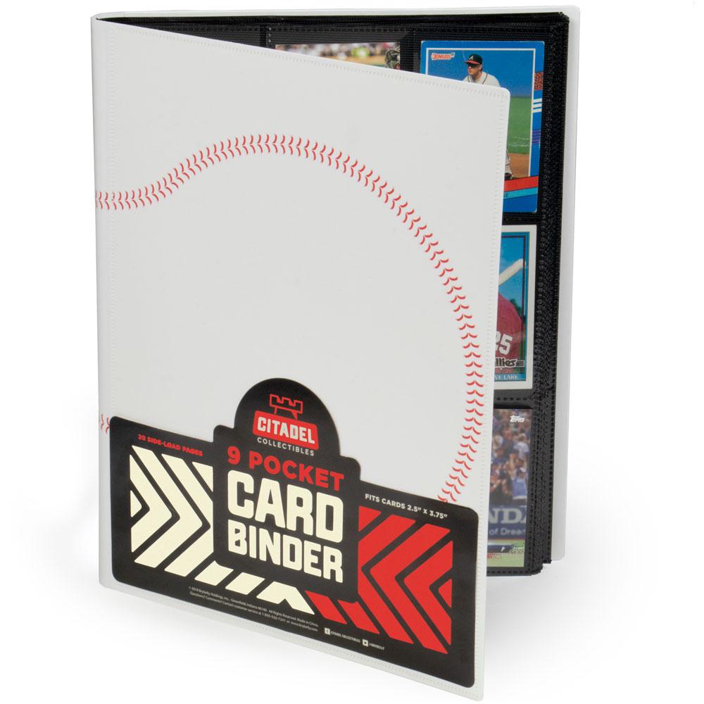 9-pocket Card Binder, Baseball 9-pocket Card Binder, Baseball