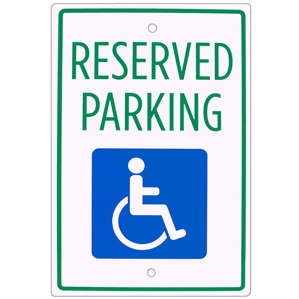 Reserved Parking - Aluminum Sign
