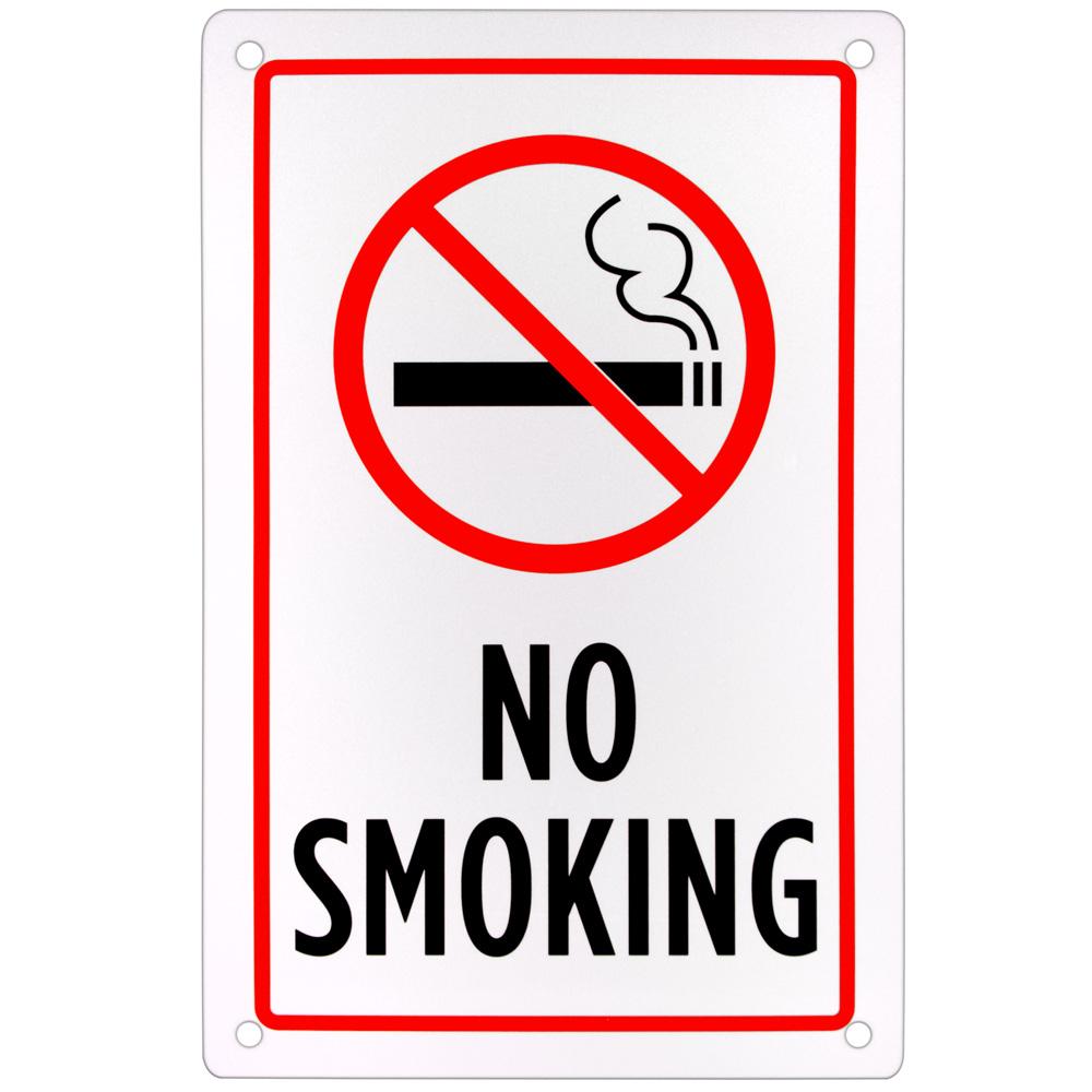No Smoking - Aluminum Sign