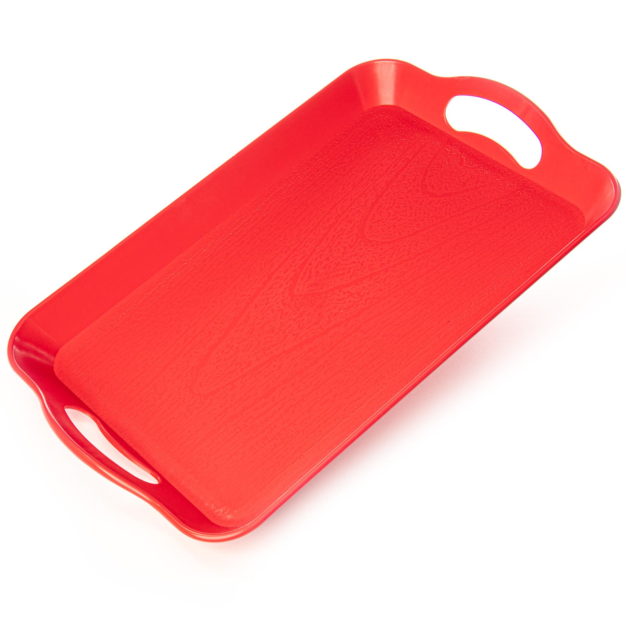 Textured Cafeteria Tray with Handles