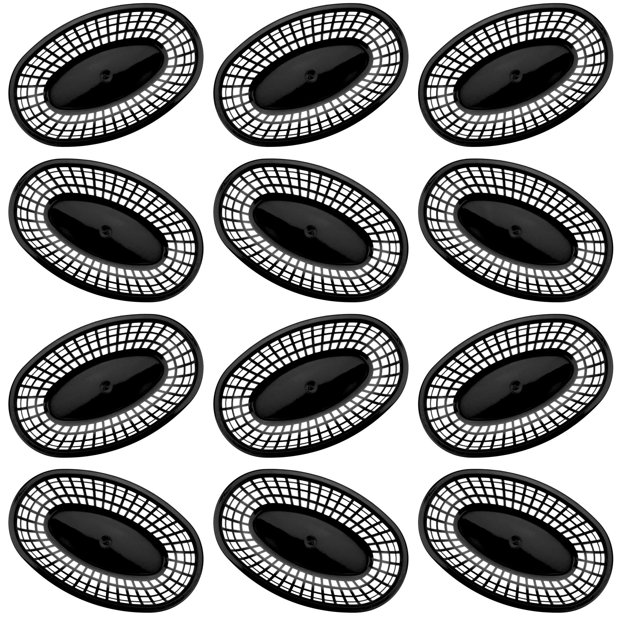 Plastic Food Baskets (12-pack)