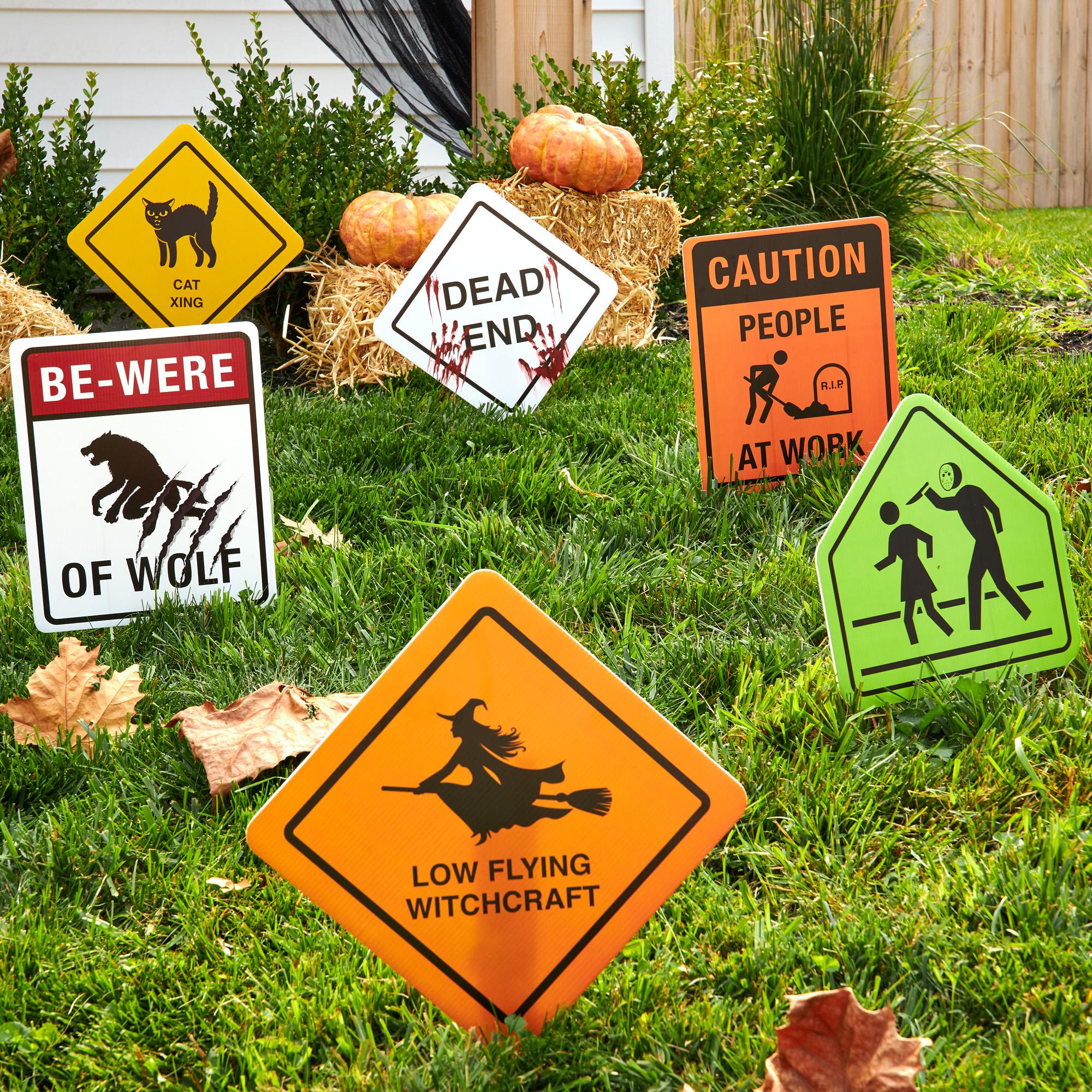 Halloween Road Signs