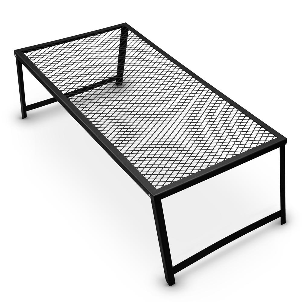 Steel Mesh Over Fire Camping Grill Gate, Family Size