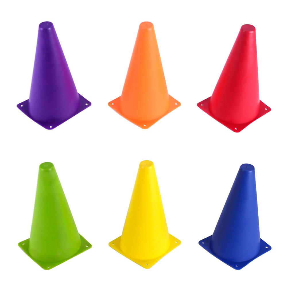 Practice Cones, 9-inch (6-pack), Assorted Colors
