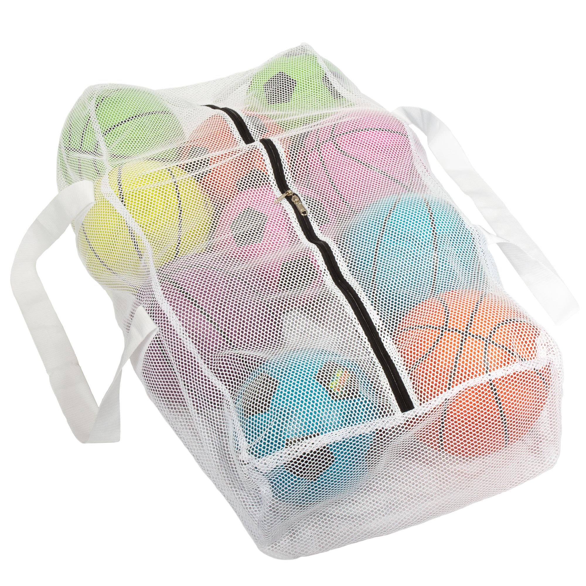 White Mesh Ball Bag