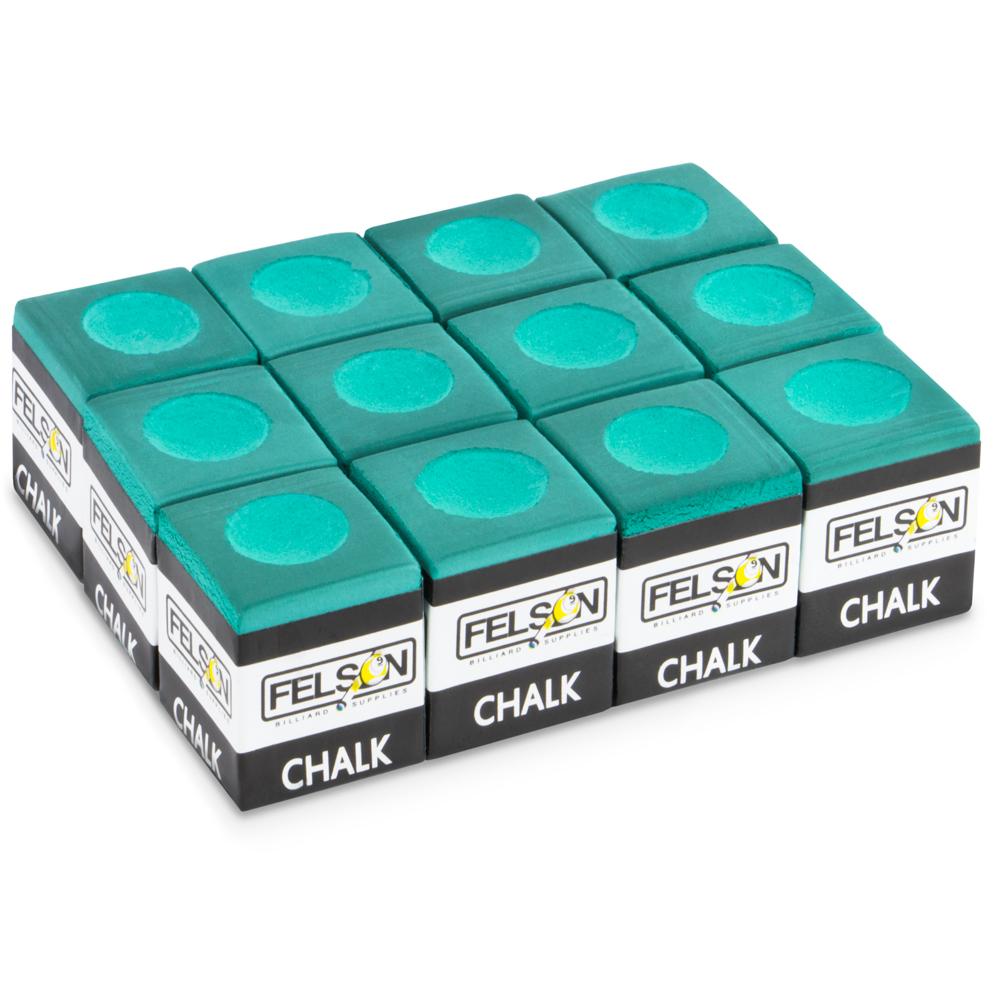 Billard Pool Cue Chalks (12-pack) Green