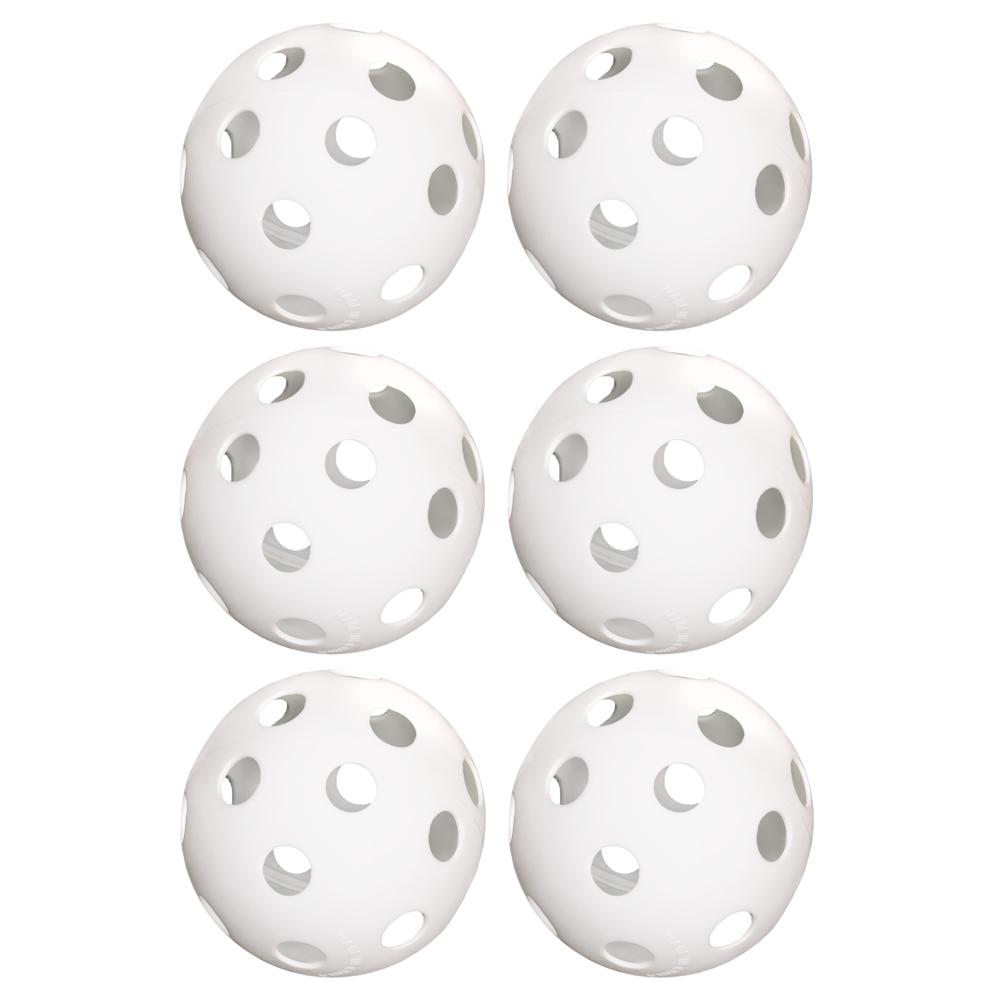 6-Pack of 12" Practice Softballs, White