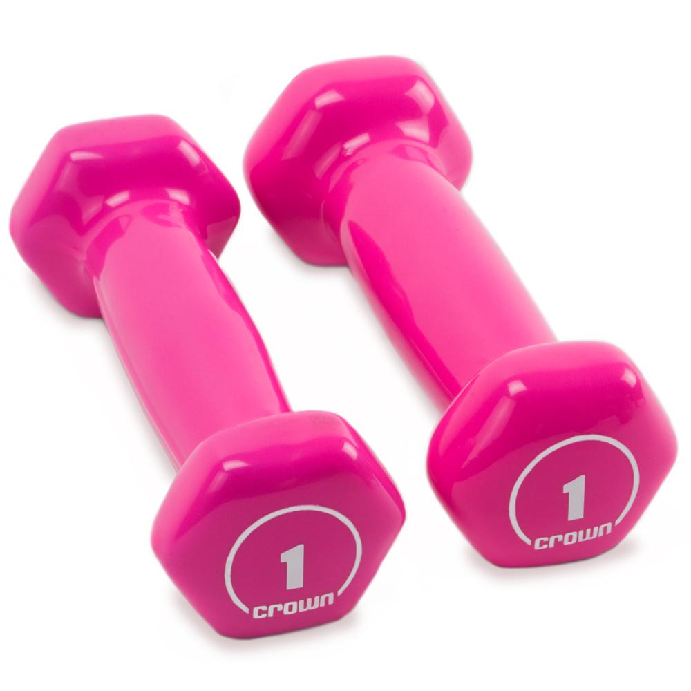Vinyl Hex Dumbbells