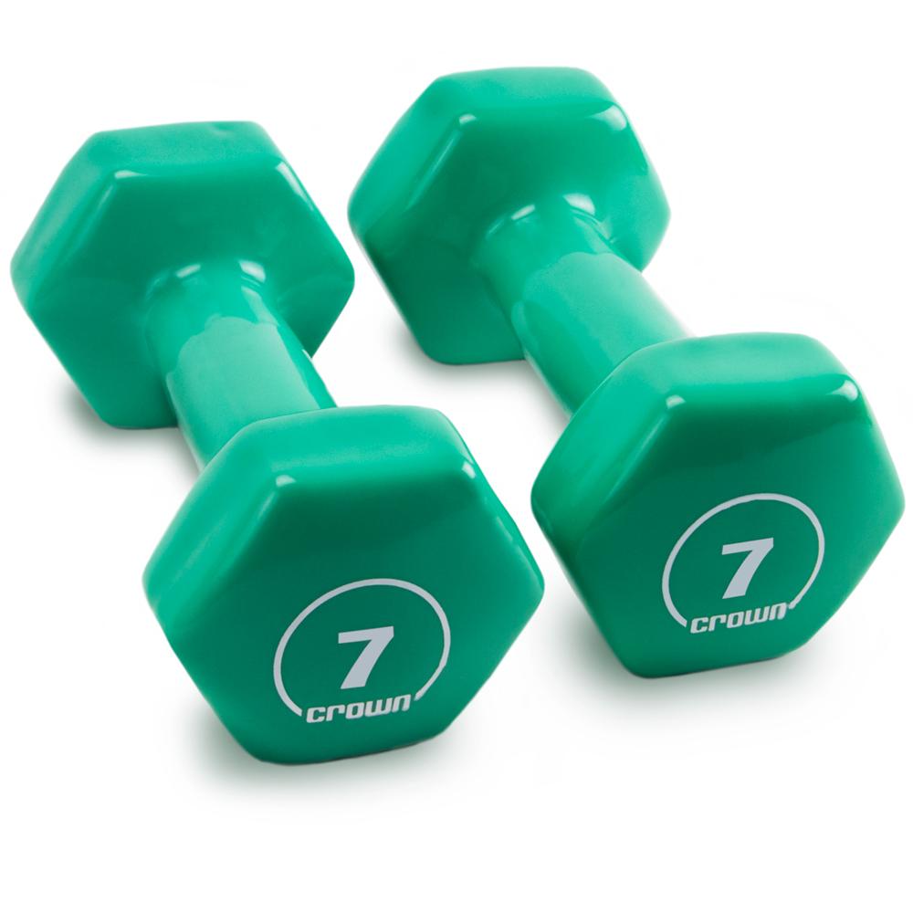 Vinyl Hex Dumbbells