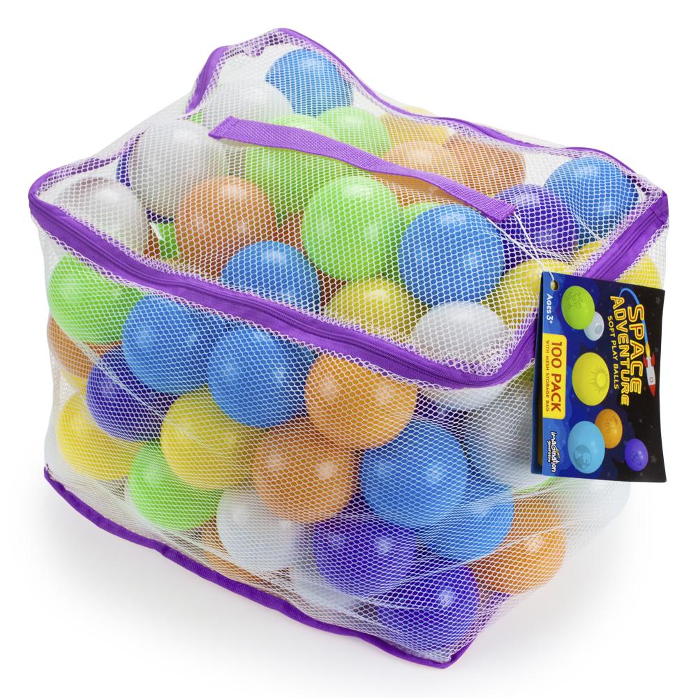Space Adventure Soft Play Balls, 100-pack