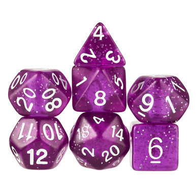 Wiz Dice Series II: Polyhedral Dice Set, Arcane Aura
