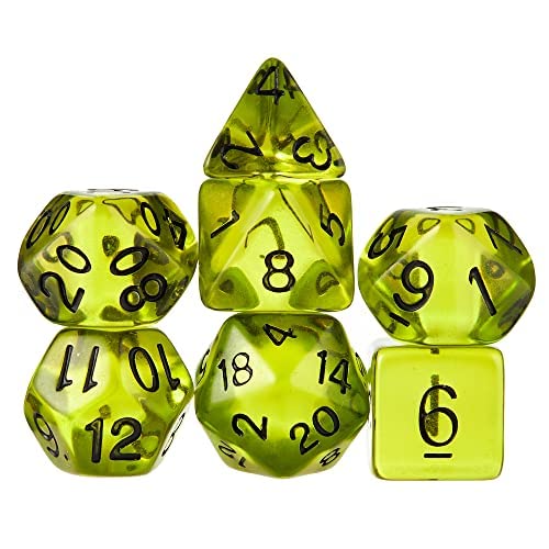 Wiz Dice Series II: Polyhedral Dice Set, Boiled Bile