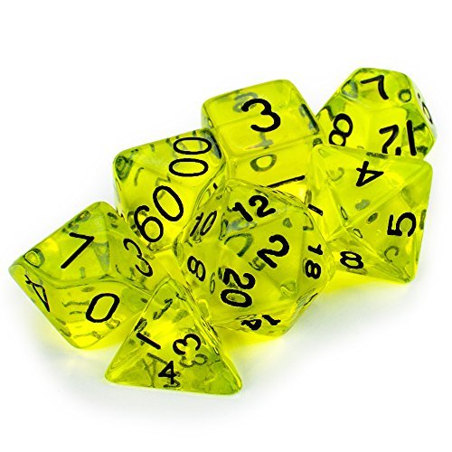 Wiz Dice Series II: Polyhedral Dice Set, Boiled Bile