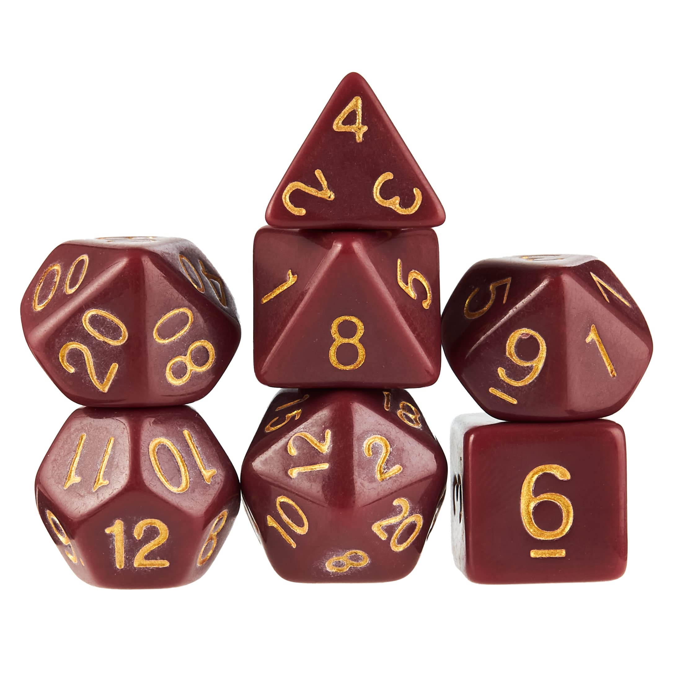 Wiz Dice Series III: Polyhedral Dice Set, Crimson Queen