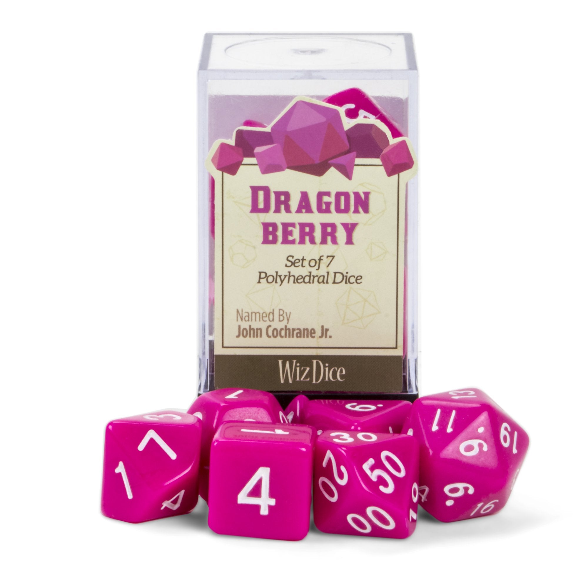 Wiz Dice Series III: Polyhedral Dice Set, Dragonberry