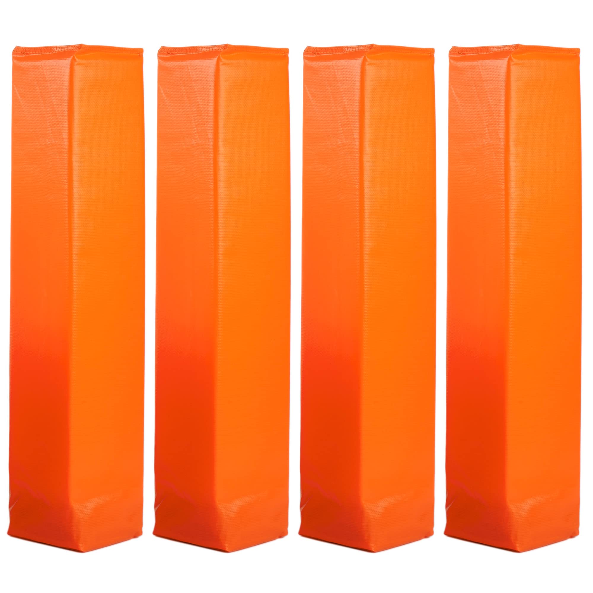 Set of 4 Orange Anchorless Football Pylons
