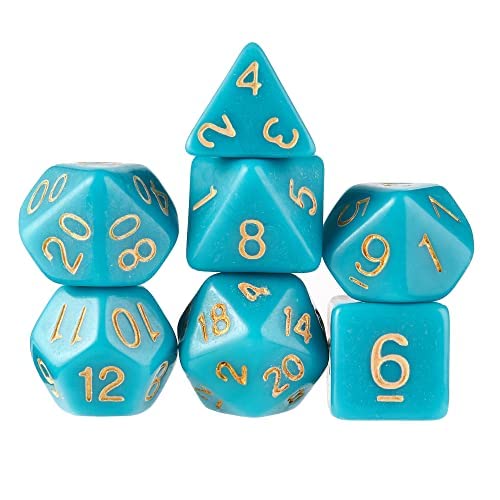 Wiz Dice Series III: Polyhedral Dice Set, Skystone