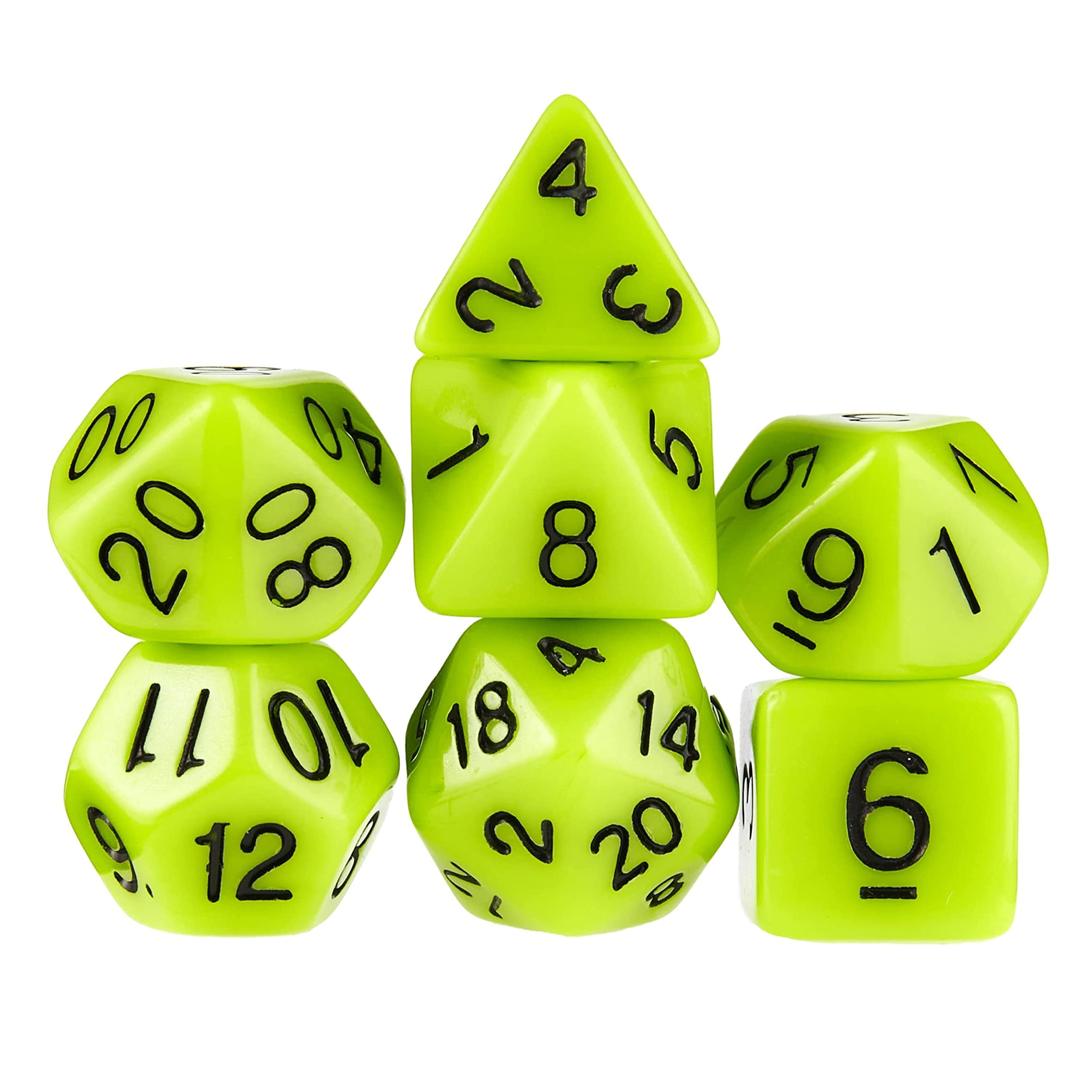 Wiz Dice Series II: Polyhedral Dice Set, Sticky Ichor