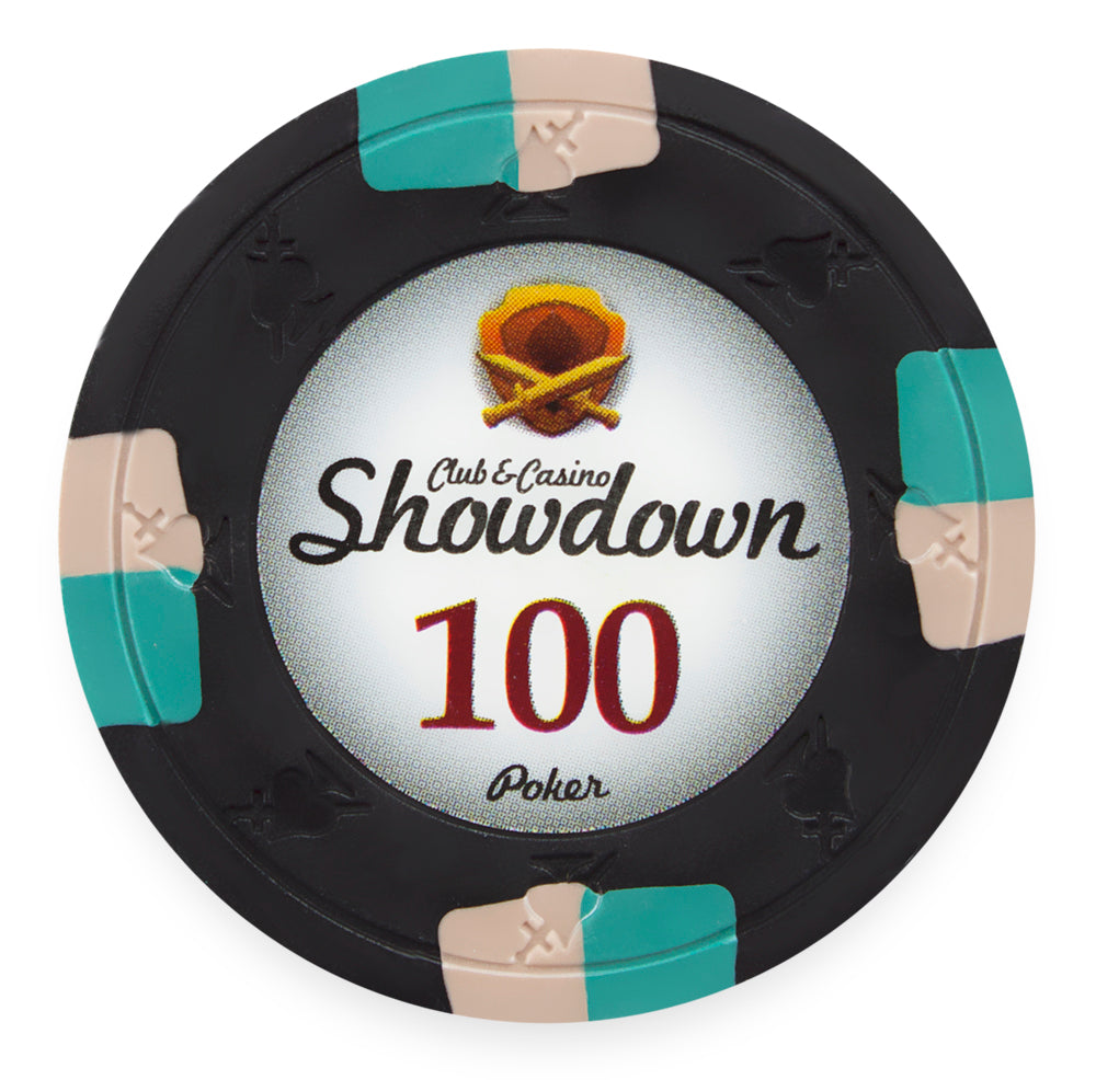 Showdown 13.5-gram Poker Chips (25-pack) - Clay Composite