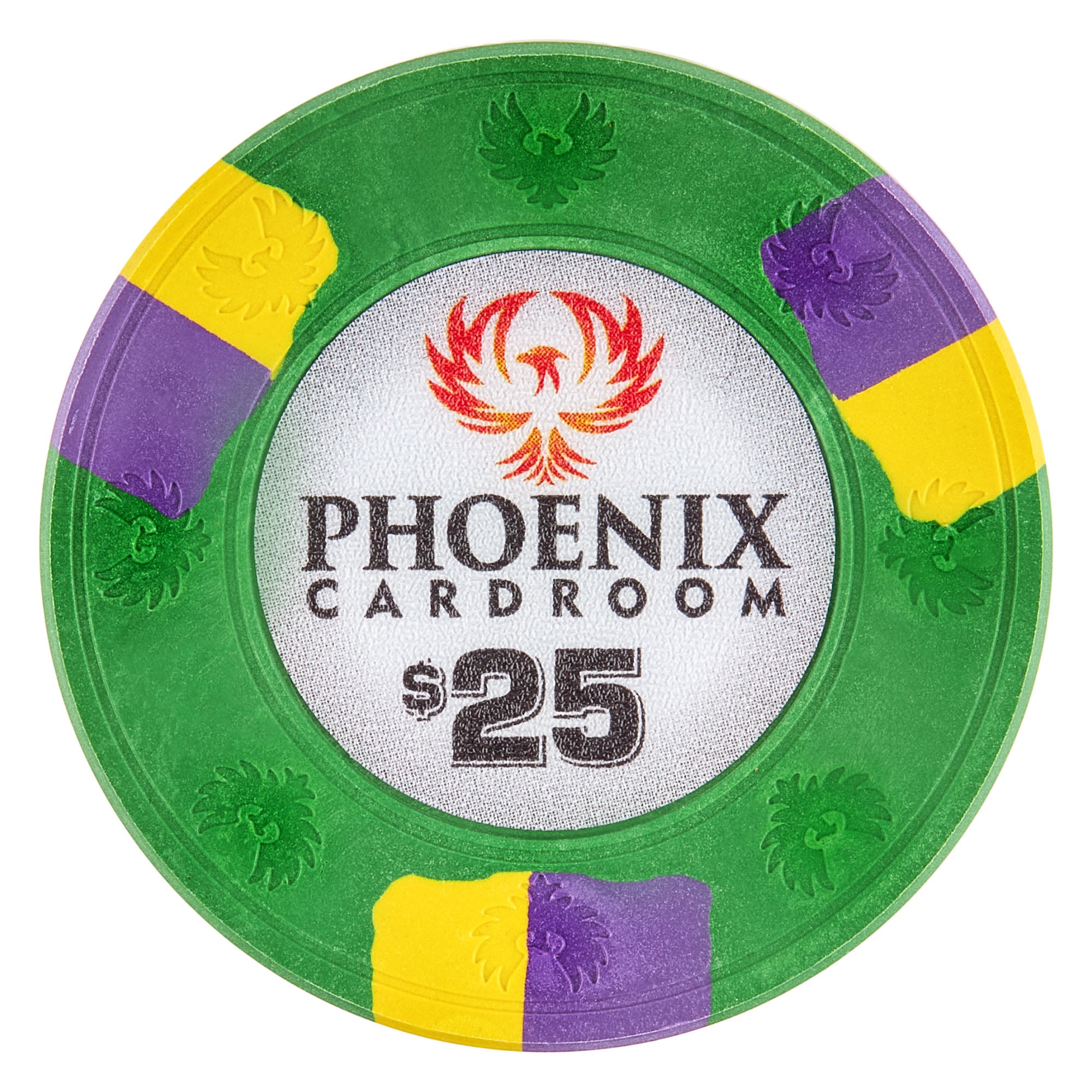 Phoenix 10-gram Real Clay Poker Chips (25-pack)
