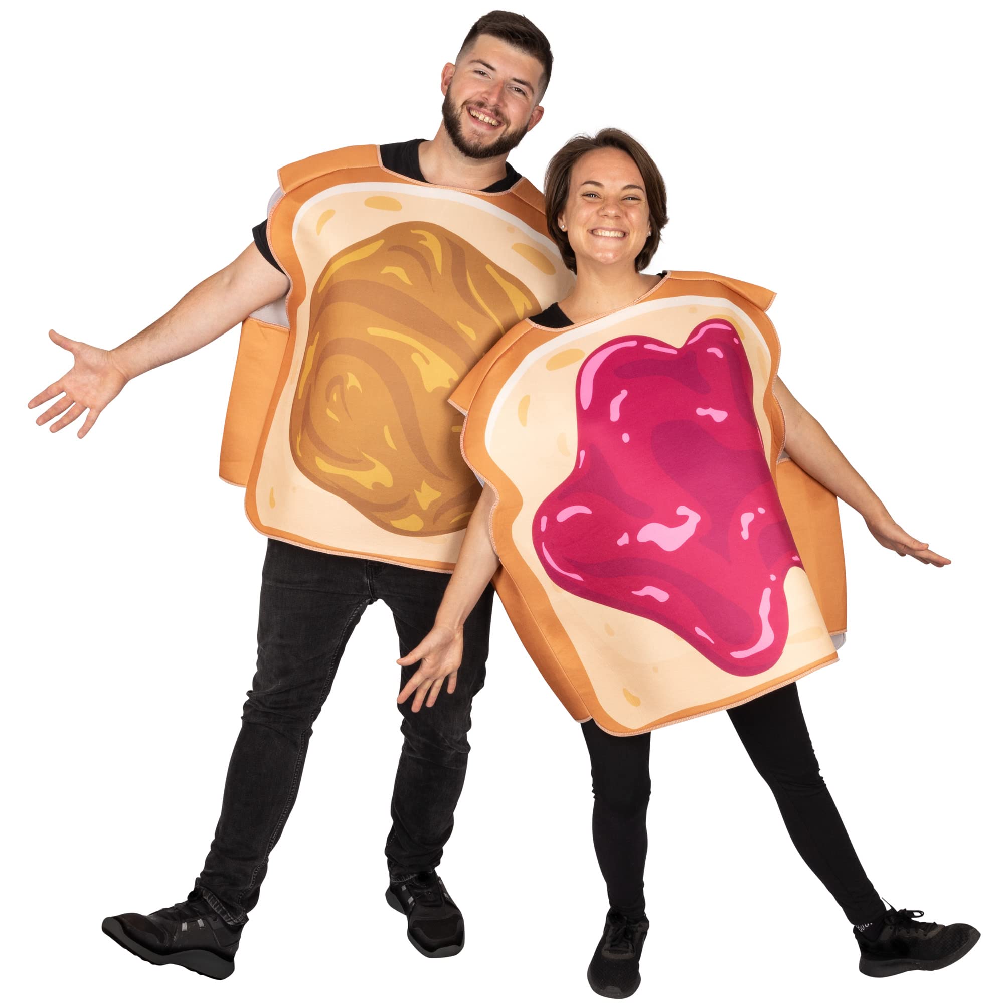 Peanut Butter & Jelly Couple's Costume