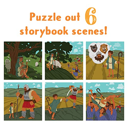 Bible Stories and Toddler Puzzles - David and Goliath