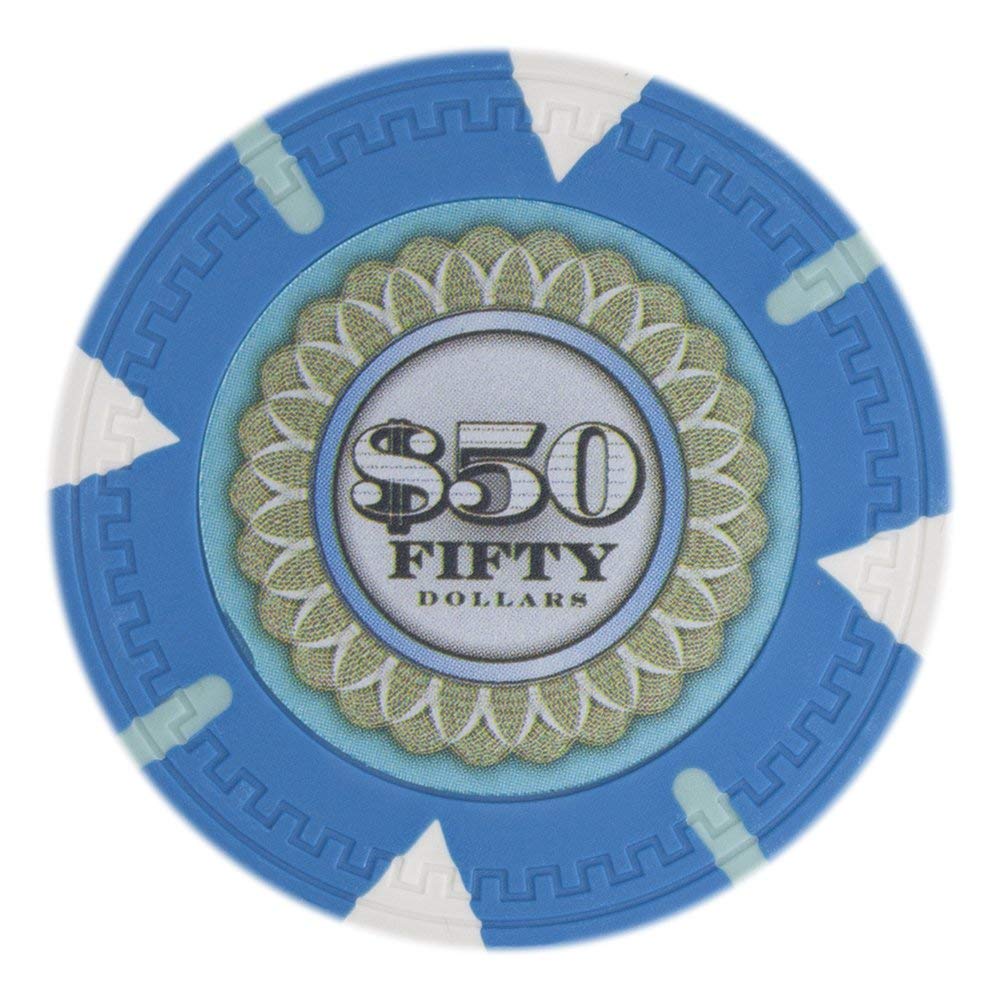 The Mint 13.5-gram Poker Chips (25-pack) - Clay Composite