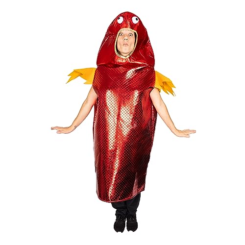 Red Funky Fish Halloween Costume - Adult Unisex Costume - One Size