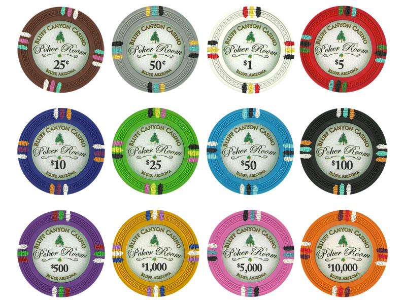 Bluff Canyon Casino 13.5 Gram Poker Chip Sample